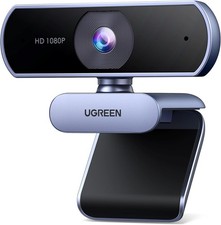 1080P Full HD Webcam with Stereo Mics for PC Laptop Video Calls