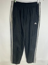 Adidas Track Pants Trefoil Nylon Vintage | Men's | Black/White | Medium