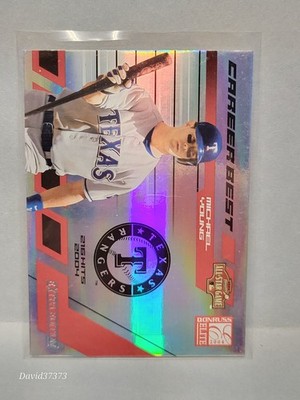 2004 Donruss Elite Extra Edition Career Best All-Stars /500 #10 Michael Young