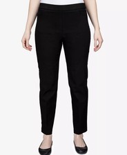Alfred Dunner Petite Classics Tummy-Control Pull-On Straight-Leg Pants MSRP 49