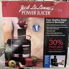 Extractor de pulpa de jugo Jack LaLanne’s Power Juicer negro MT-1000 CL-003AP usado 1x