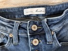 Kancan Jeans Women's 3/25 Blue Denim Distressed Buttonfly Petite Stretch — photo 3