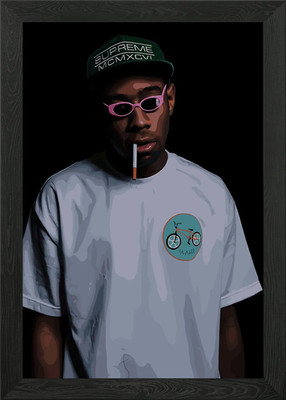 Tyler, der Schöpfer Portrait mit Ci gerahmtes Wandbild Poster Leinwanddruck Bild