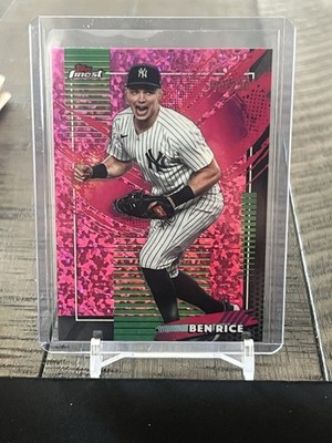 # d /250 Ben Rice 2026 Topps Finest Pink Refractor 298 (Rare) *New York Yankees