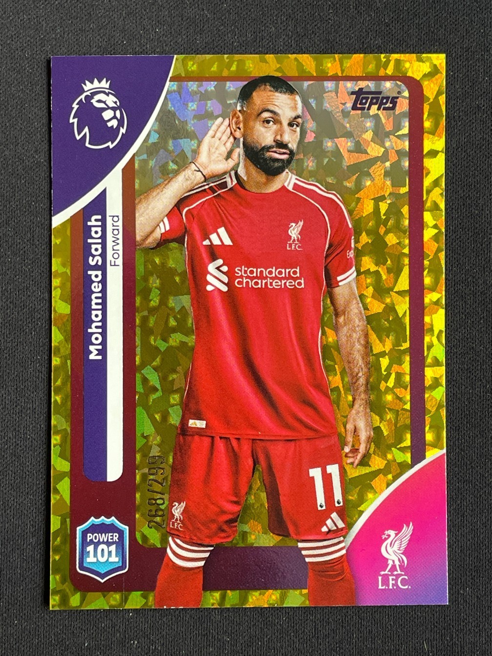 Mohamed Salah 2025 Topps Premier League #GL11 Gold Lion Price