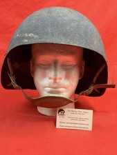 Original WW2 USN MK-2 Talker Helmet W/Chin Strap Navy