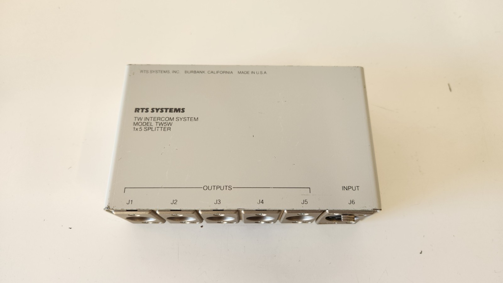 RTS Systems Telex TW5W Intercom 1 In 5 Out Splitter System