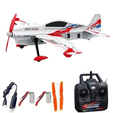 RC Airplanes QIDI-550 RC Plane ARF One-Key Hanging Stunt 3D 6-Axis Gyro 2battery