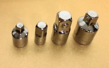 NEW GearWrench 4pc Ratchet/Socket Adapter Set: 1/4" 3/8" 1/2", Chrome