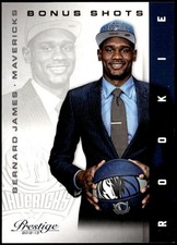 2012-13 Panini Prestige #231 Bernard James Bonus Shots Gold #/249 E1