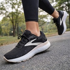 Brooks Women  s Ghost 16 Neutral Running Sneakers Black/White/Orchid
