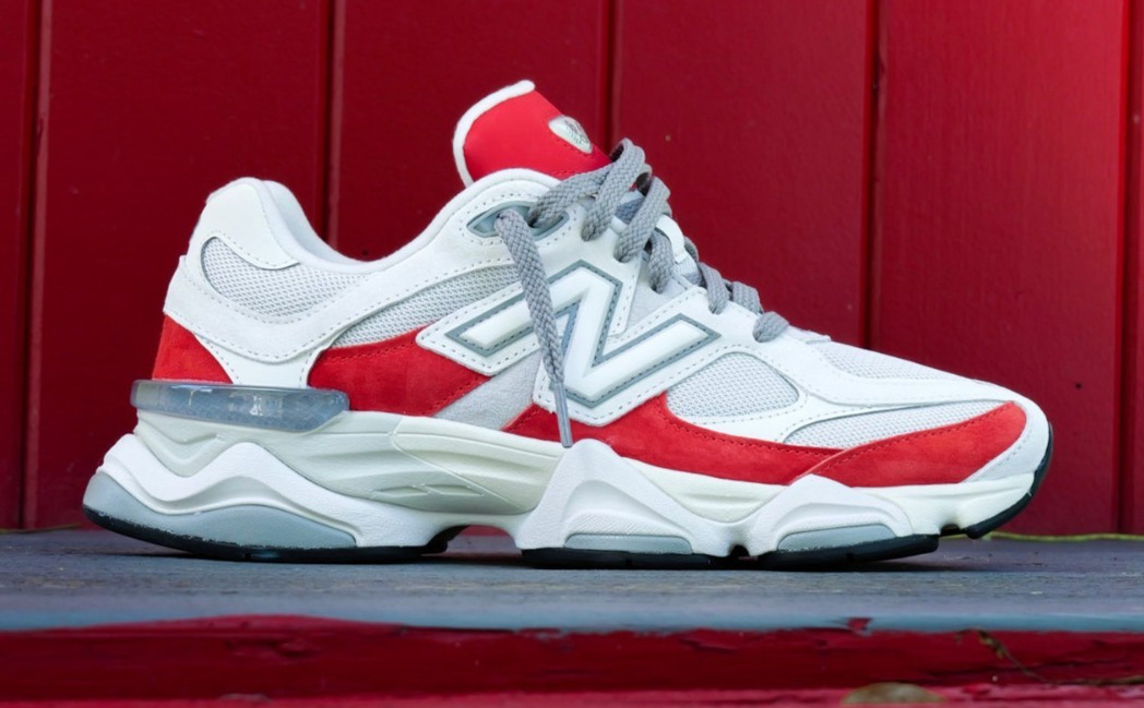 New Balance 9060 White Red U9060JBE Men's Size New