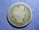 1901 Barber Dime  Good