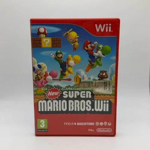 Super Mario Bros WII Nintendo PAL ITA Italian WORKING original complete