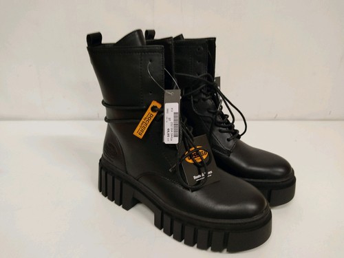 Dockers by Gerli Stiefelette Stiefel Damen schwarz Boots Blockabsatz Gr. 41 Neu. - Bild 2 von 13