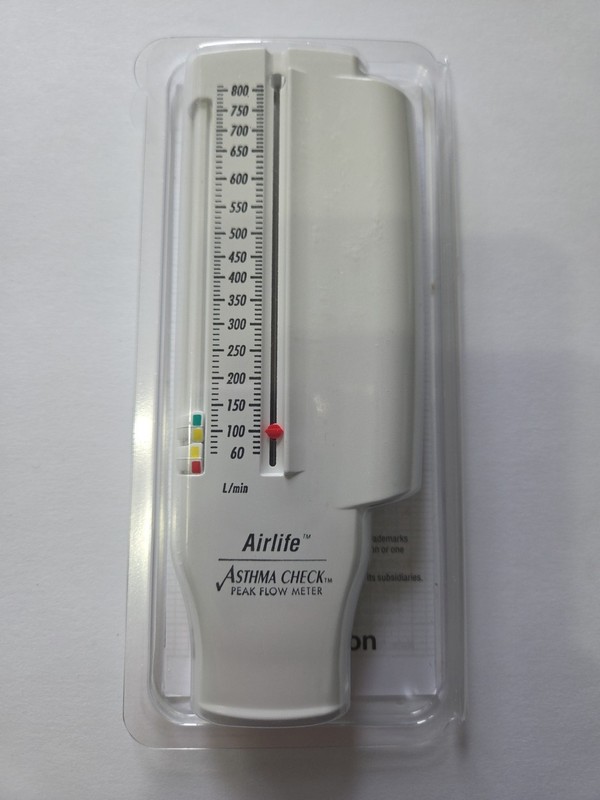 CareFusion 002068, Airlife, Asthma Check Peak Flow Meter, 1 Each