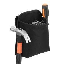 Nail & Screw Pouch with Belt Clip, Heavy Duty Tool Pouch for Tool Belts, Hard...