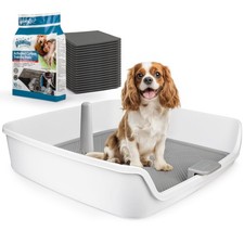 ALL FOR PAWS Dog Pee Pad Holder with Removable Post, 23.6" Indoor Dog Potty T...