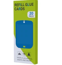 20 Pcs Refill Cartridges for Stem Flying Insect Light Trap, Replacement Glue Car