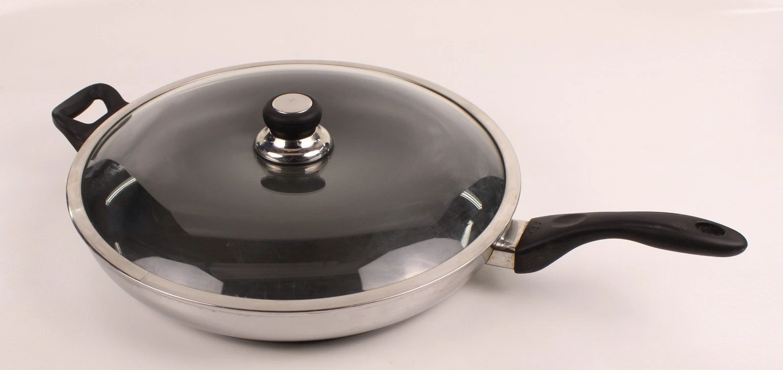 Ultrex very large 15" 18/10 Stainless Steel Fry Pan with Lid Non-Stick Pre-owned
Opens in a new wind
