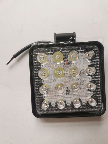 1PCS 80W CREE FLOOD LED Work Lights 12V Boat Off Road Camping Square 4inch Bar - Picture 4 of 12