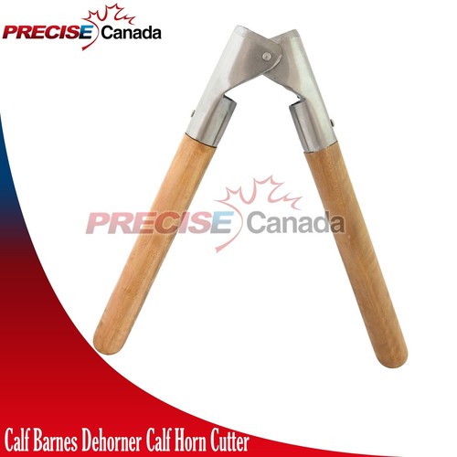 Calf Dehorner Barnes 13" Steel & Wooden Handle Veterinary Farming Horn Cut Tools - Picture 6 of 6