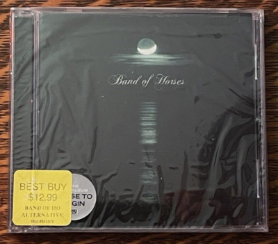 SEALED CD~ BAND OF HORSES~ 2007~ CEASE TO BEGIN~ HYPE STICKER~ NEW OLD STOCK