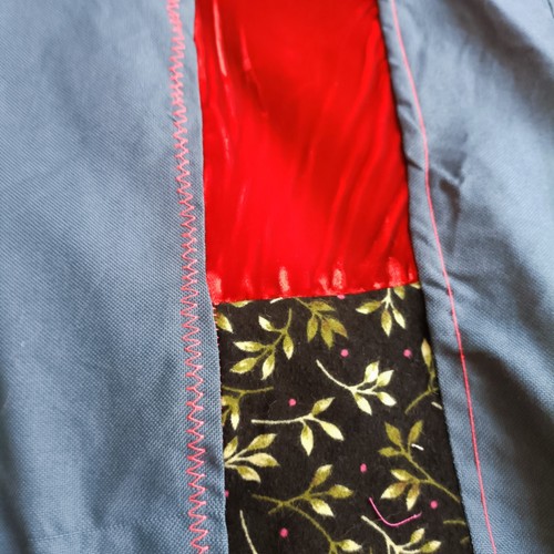 THOMAS PINK SHIRT Size XXL CUSTOMISED by Artist Paul McNeil - Fabric Inserts - Picture 10 of 15