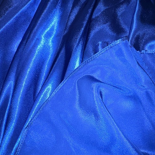 Royal Blue Satin Skirt Custom Made Evening Wear Swing Ballroom Dance Very Full - Picture 12 of 16