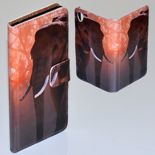 Phone Cover For Apple iPhone Series - Elephant Theme Flip Wallet Case #3 - Bild 5 von 12