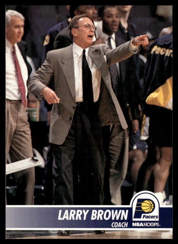 1994-95 NBA Hoops #284 Larry Brown Indiana Pacers - 第 1/2 張圖片