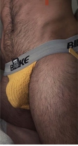 BIKE Classic Rare Vintage 1970’s Men Jockstrap Underwear Yellow Gold Jock NEW - Picture 4 of 12