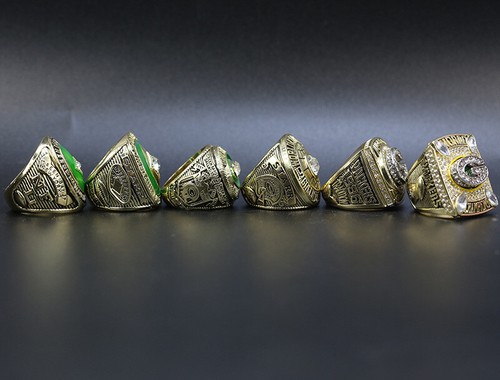 6 PCs 1961 1965 1966 1967 1996 2010 Green Bay Packers Ring size 11 ---- - Picture 3 of 3