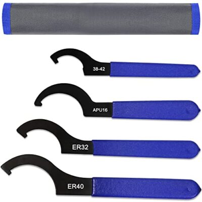 4pcs Universal Coilover Spanner Wrench Set Shock Wrench Adjustable Spanners For 