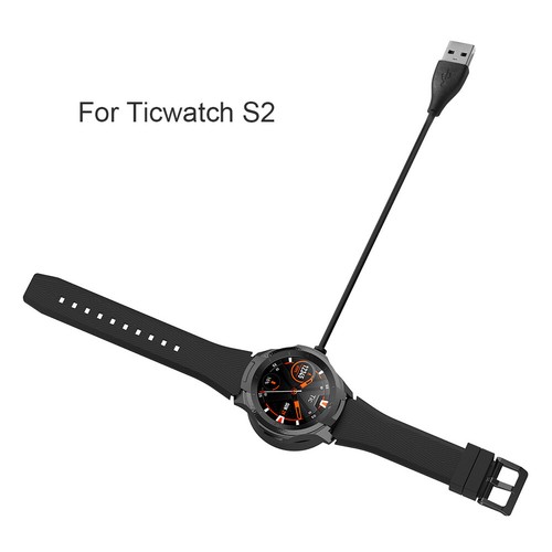USB Smart Watch Fast Charger Cradle Charging Dock Cable for Ticwatch E2/S2 - Afbeelding 9 van 12