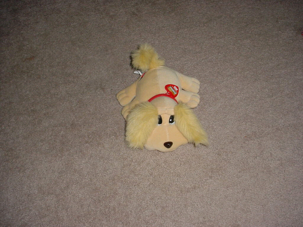 talking barking pound puppy stuffed animal plus euc eBay