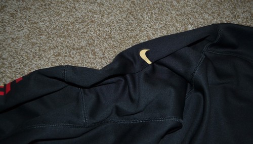 Nike NFL On Field Apparel San Francisco 49ers Men's Sz. 3XL Black Zip Up Hoodie. - Picture 6 of 8