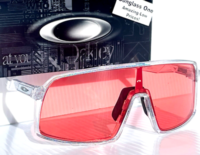NEW Oakley SUTRO Shiny Moon Dust PRIZM Peach Lens Sunglass 9406-A7