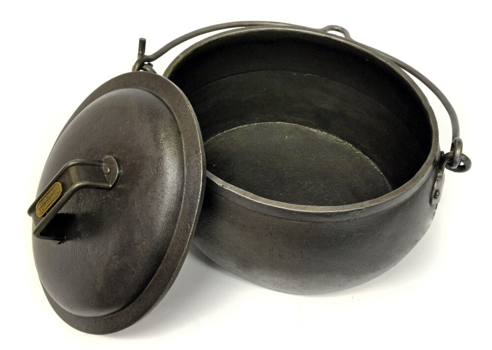 Cast Iron Gypsy Pot Belly Cooking Pot 1 Gallon eBay
