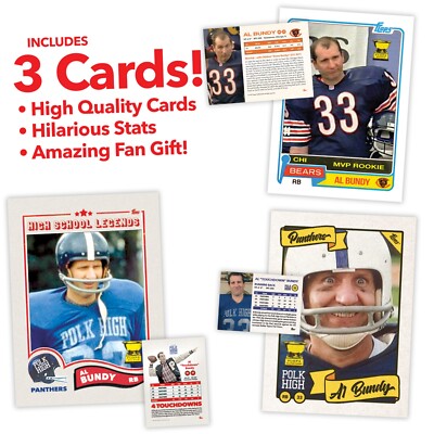 Al Bundy Football Card – Polk High Panthers All Star Legends Trading Card (2022)