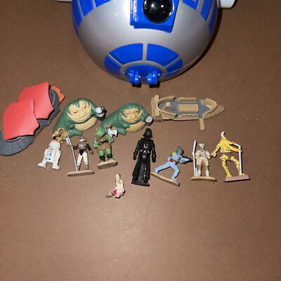 Star Wars Micro Machines R2-D2 Galoob 1994 Playset With 12 Figures