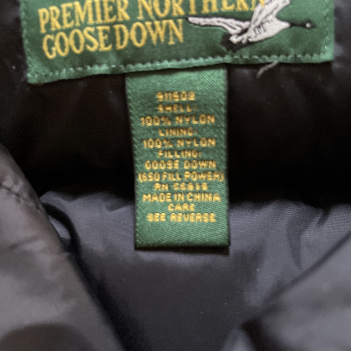 Cabelas Premier Northern Goose Down Puffer Vest Womens Size