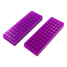 PCR Tube Rack Double Panel Microcentrifuge Test Tube Rack Holder for 0.5ml 1....
