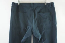 Lululemon Size 38 Blue Pants Tapered Flat Front 5 Pockets Comfort Mid Rise Men