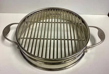 Calphalon Stainless ~ 6510-9" ~ Stovetop Chili Vegetable Roaster EX.