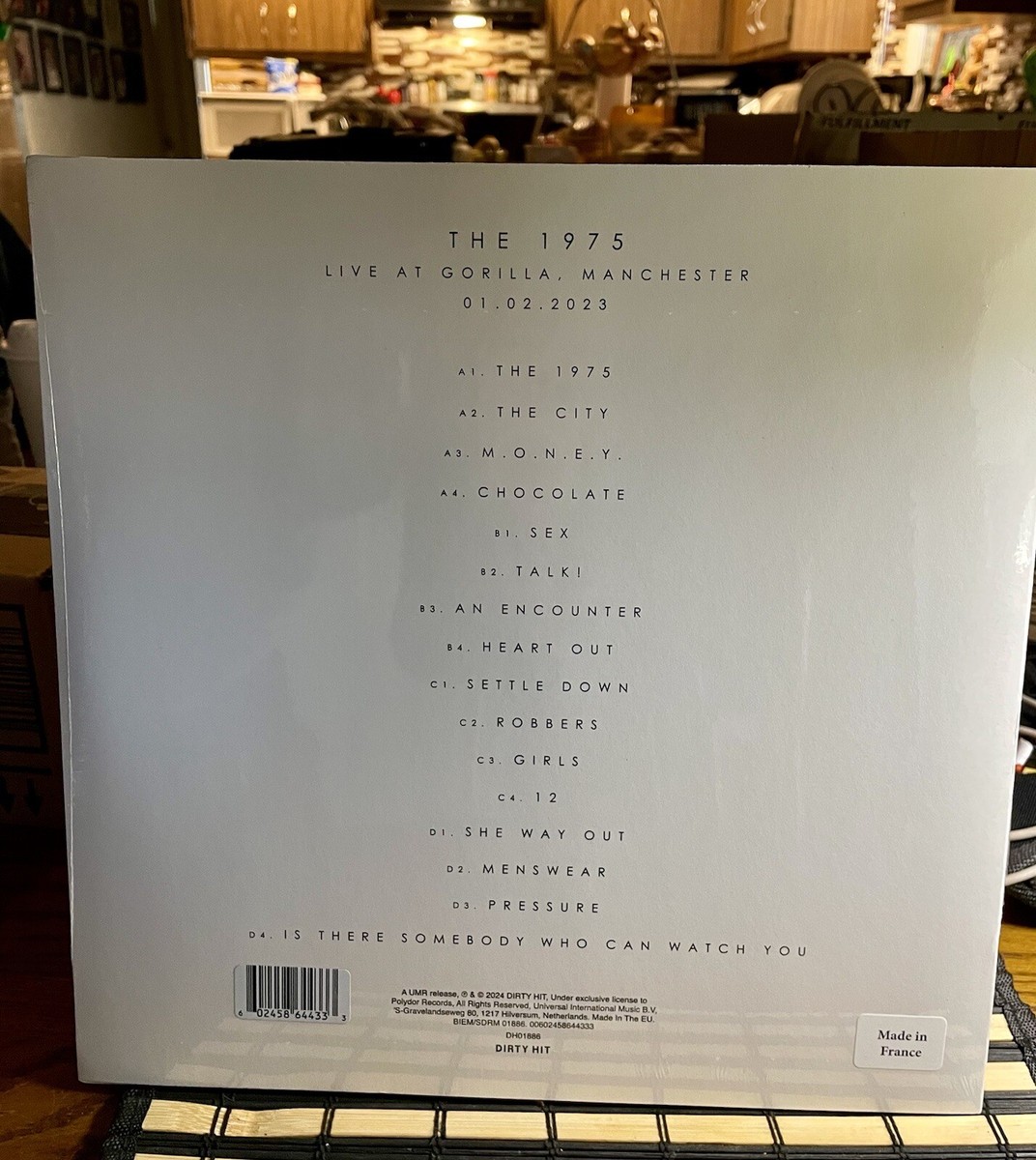 The 1975 Live At Gorilla Manchester 2LP- 2024 RSD Exclusive White