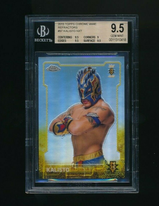 2015 Topps Chrome Refractor Kalisto RC NXT BGS 9.5