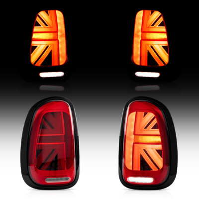 Union Jack Rear LED Tail Light Pair Set For 2010-2016 Mini Cooper Countryman R60