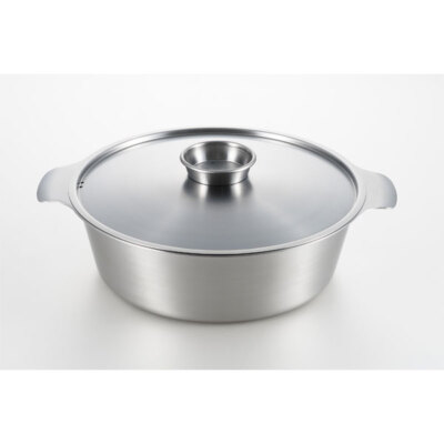 おちゃ　0418 Yoshikawa zei ese Stainles Steel Shabu Shabu Nabe Pot 26cm