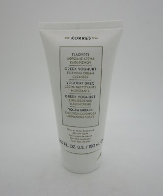 KORRES Foaming Cream Cleanser GREEK YOGHURT 5.07 oz